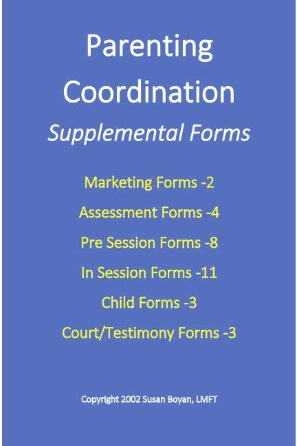 Parenting Coordination - Supplemental Forms